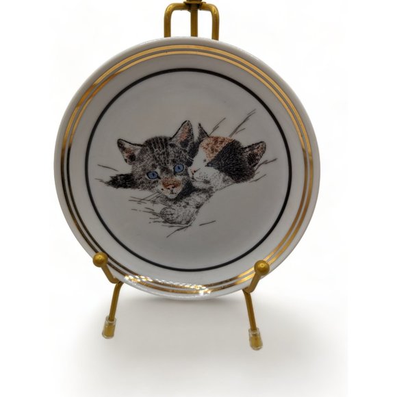 B&O Railroad Golden Anniversary "Chessie Cat Playmates" Plate Museum Limited 5" - Picture 7 of 8